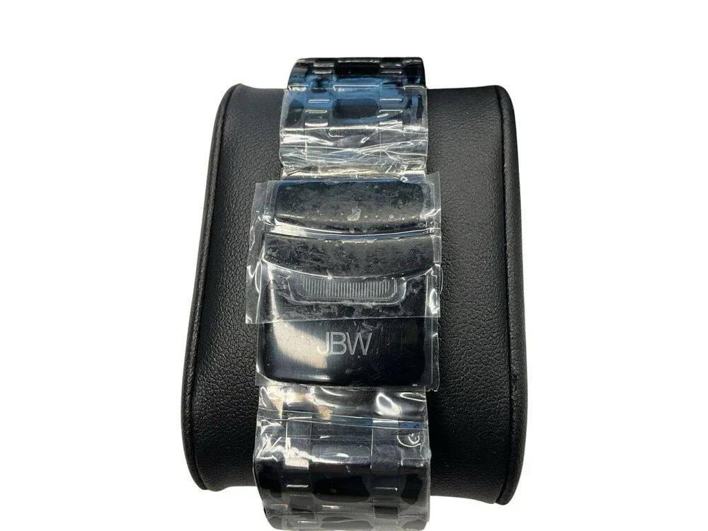 JBW 47mm Special Edition Diamond Black Crowne J6363D Mens Watch